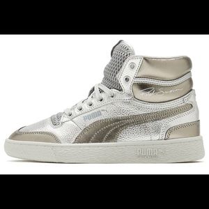 PUMA RALPH SAMPSON MID 'CLOUD' SILVER/AGED SILVER/GREY VIOLET 371766-01